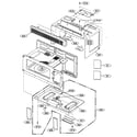 Kenmore 72180014401 oven cavity parts diagram