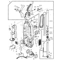 Kenmore 72135821500 dust compartment/motor parts diagram