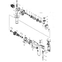 Makita HP1351 drill housing diagram