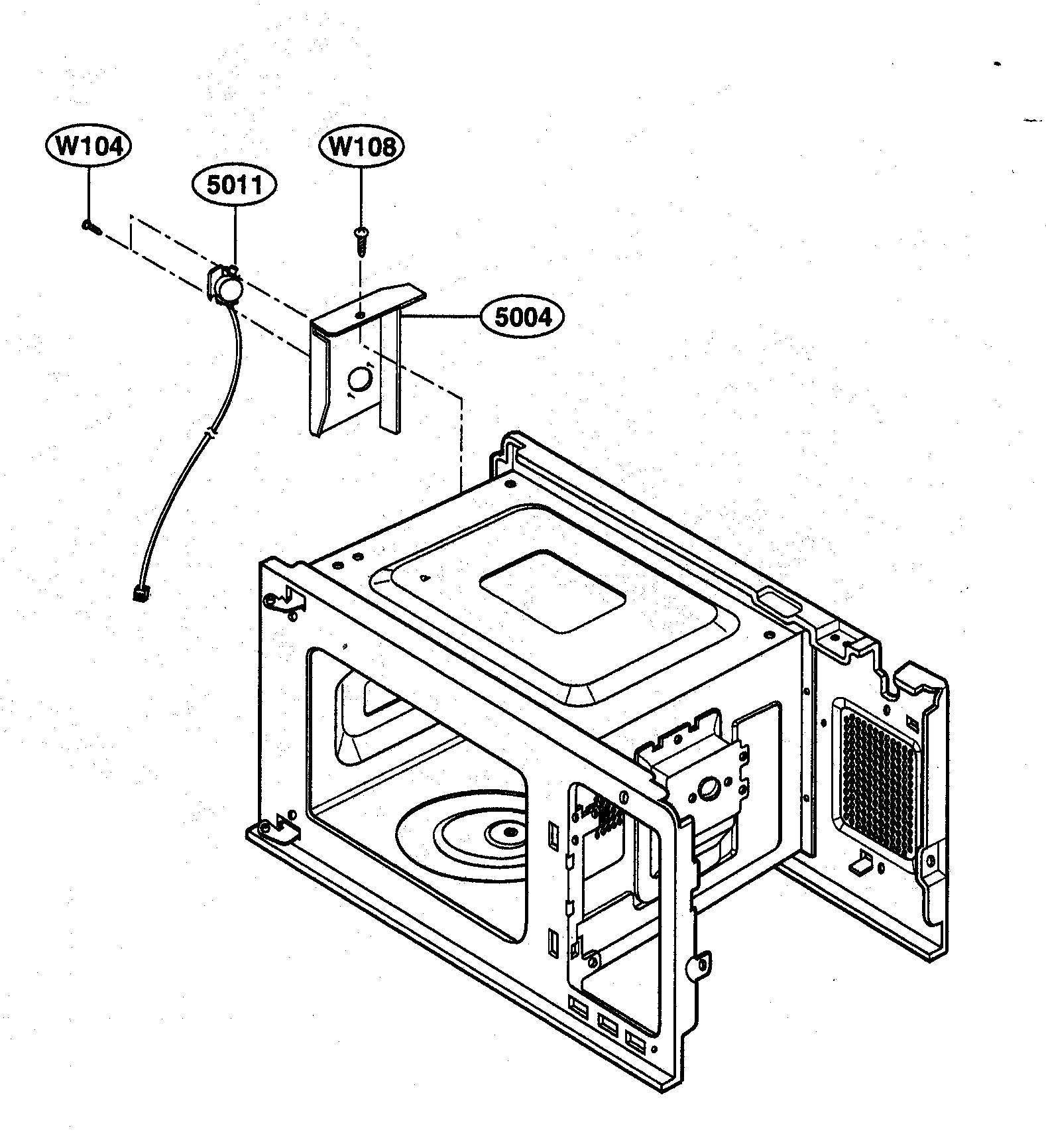 Kenmore Elite 72164289301 sensor parts diagram