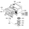 Kenmore Elite 72164283301 oven cavity parts diagram