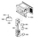 Kenmore 72165052401 latch board parts diagram