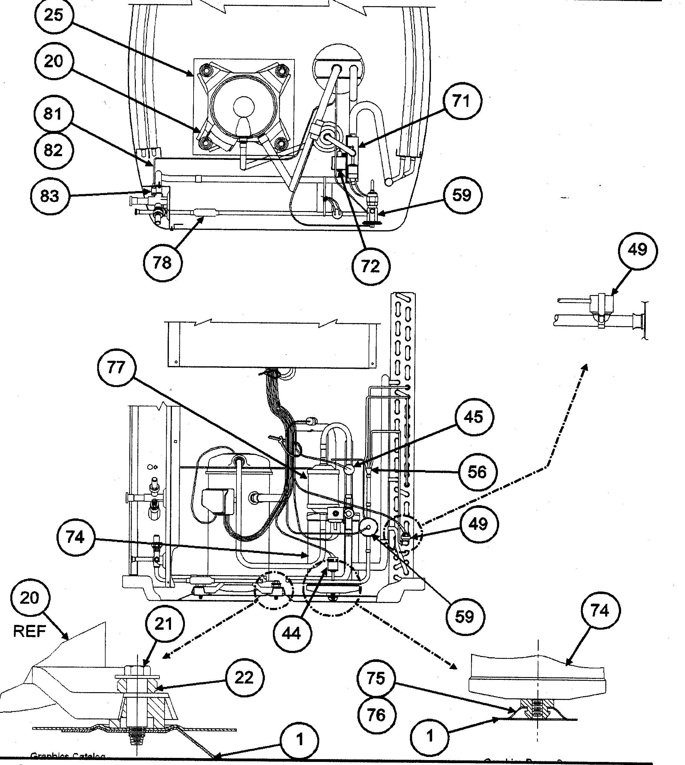 Carrier 38YSA036 SERIES300 compressor diagram