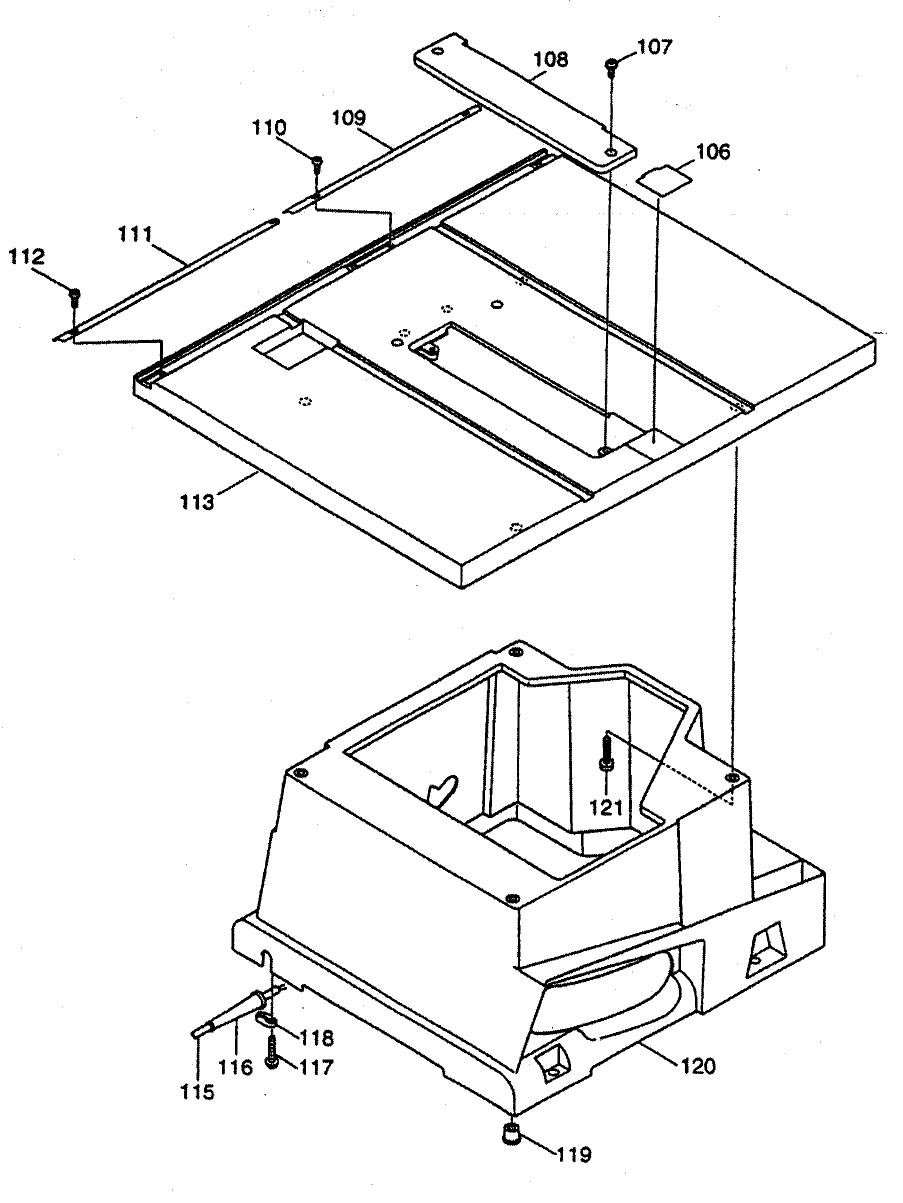 Makita 2703X1 table 2 diagram