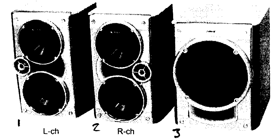 Sony MHC-GX355 speakers diagram