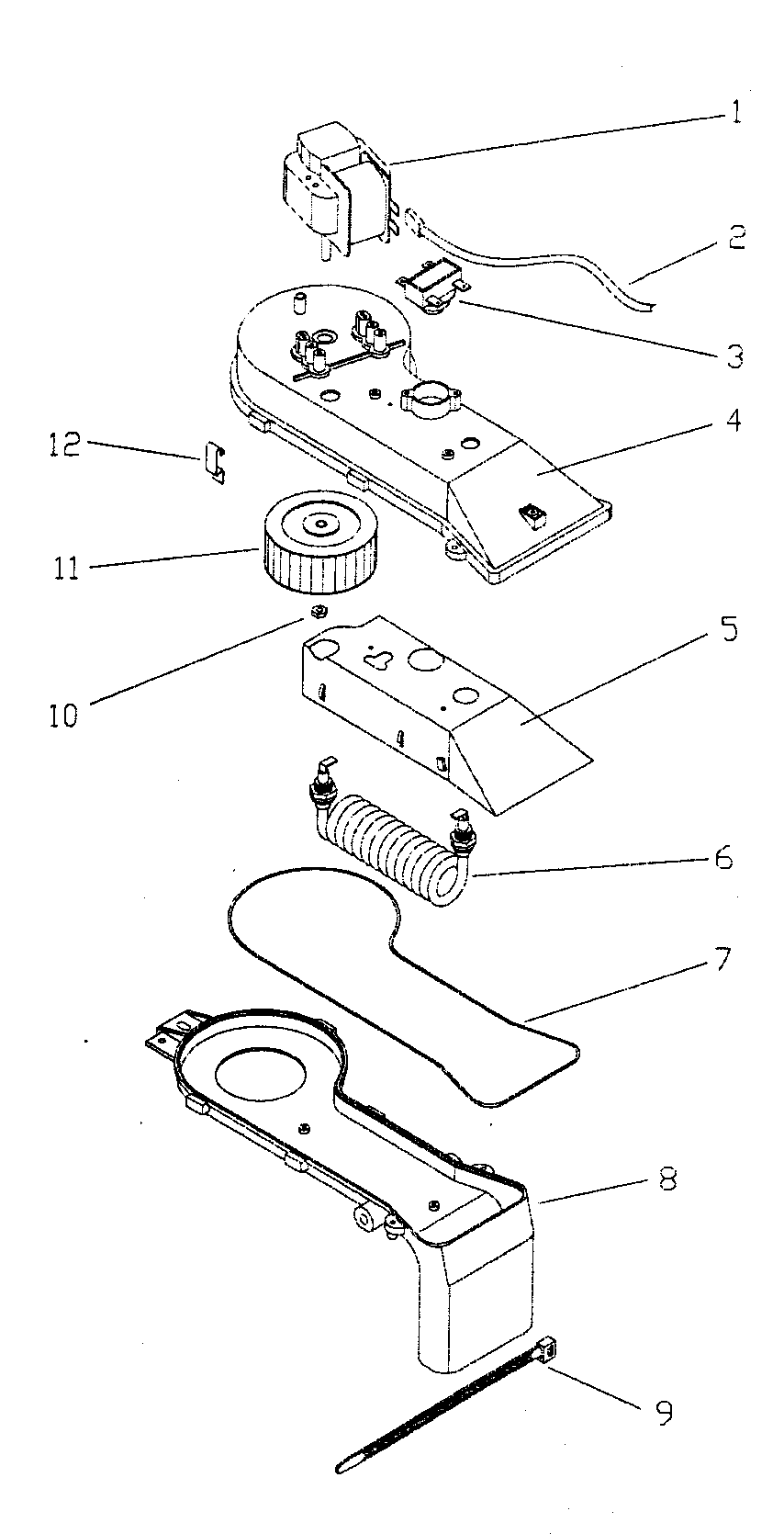 Majestic MJ9200D blower diagram