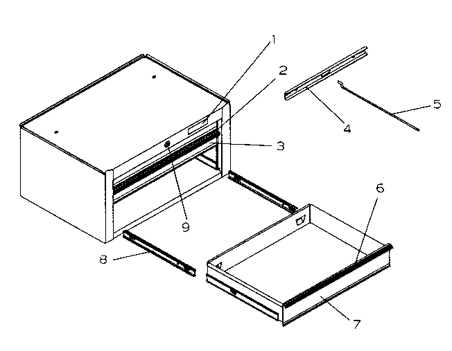 Craftsman 706650301 chest diagram