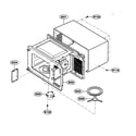 Kenmore 72162344301 oven cavity diagram
