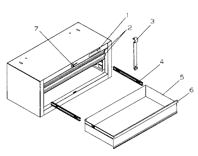 Craftsman 706598890 chest diagram