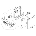 Bosch SHE44C05UC/22 door assy diagram