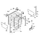 Bosch SHE44C05UC/22 cabinet parts diagram