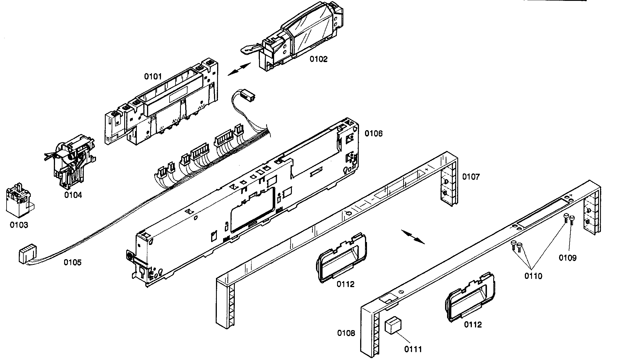 Bosch SHV99A13UC/19 control panel diagram