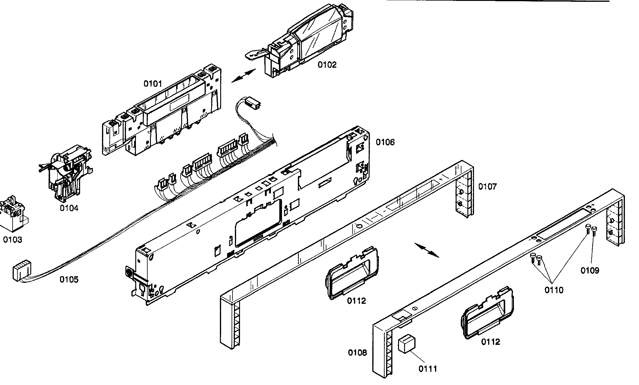Bosch SHX99A15UC/19 control panel diagram