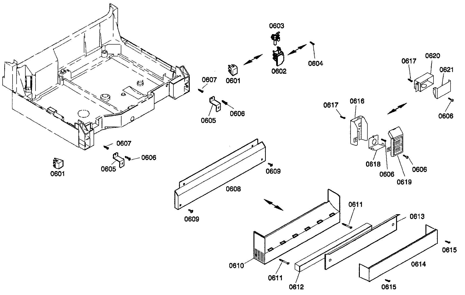 Bosch SHX99A15UC/19 base 2 assy diagram