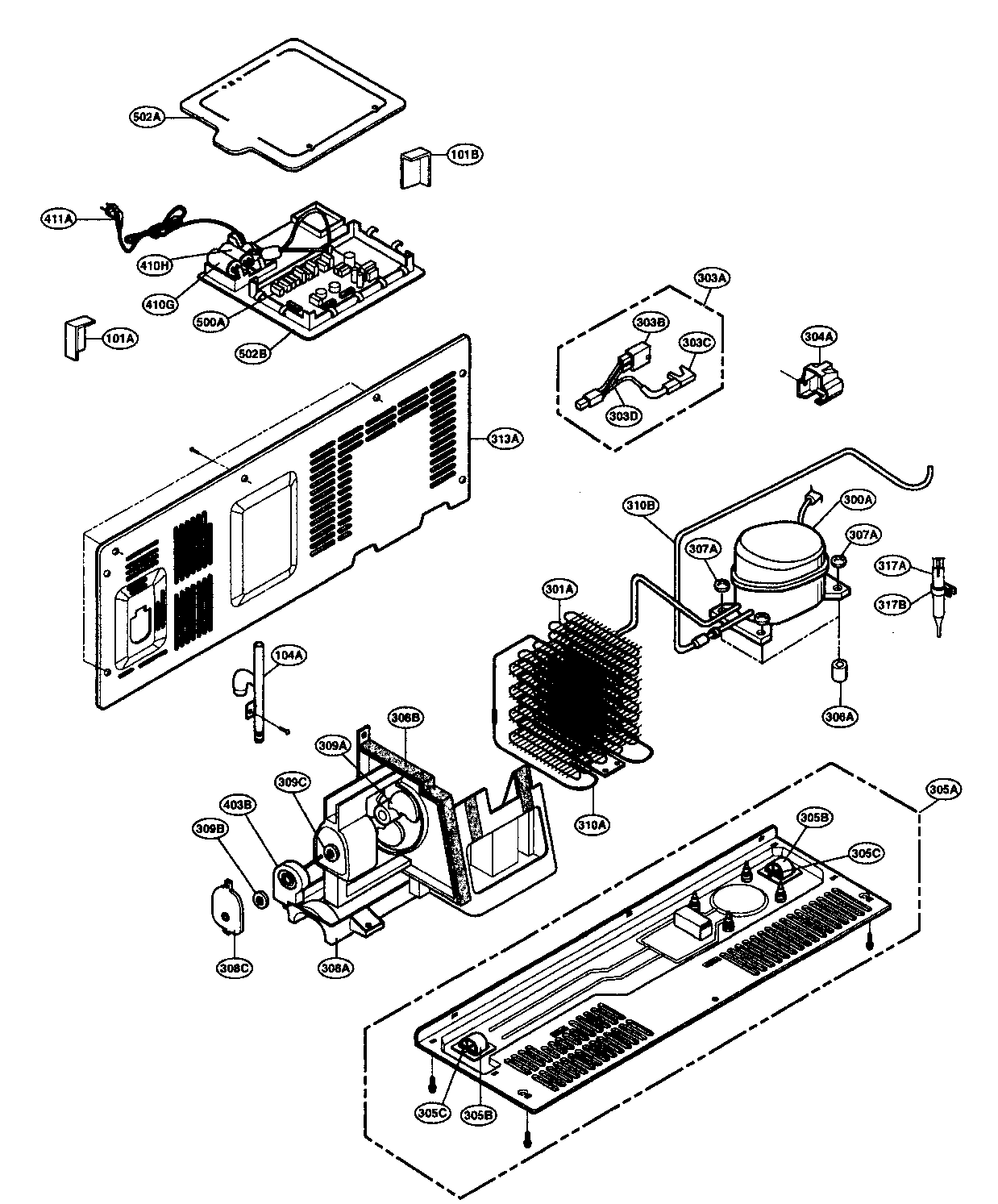 LG LRSC26944SW machine parts diagram