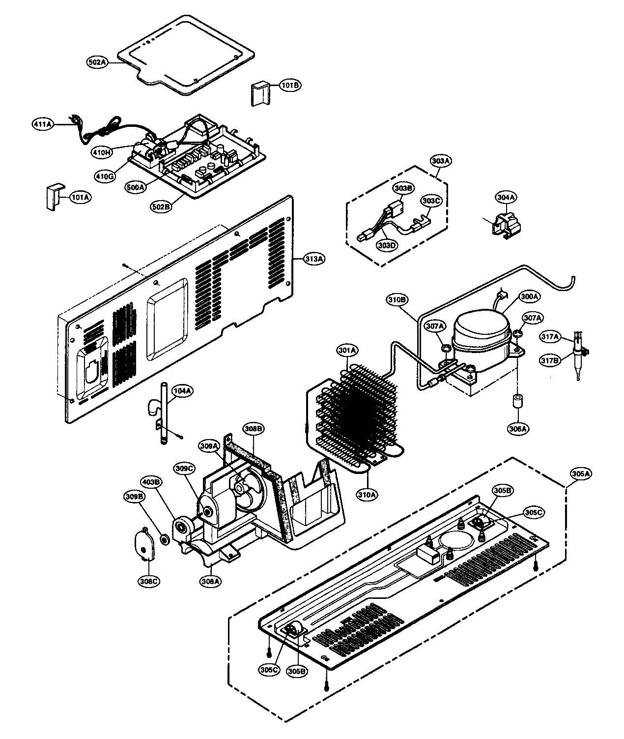 LG LRSC26980TT machine parts diagram