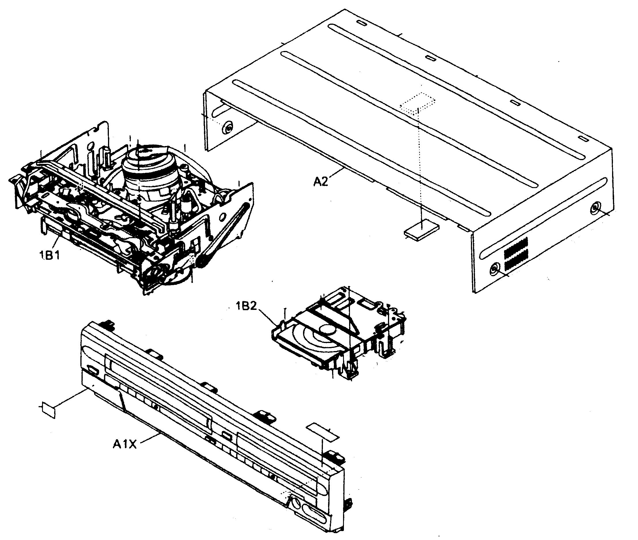 Sylvania DVR90VE cabinet parts diagram