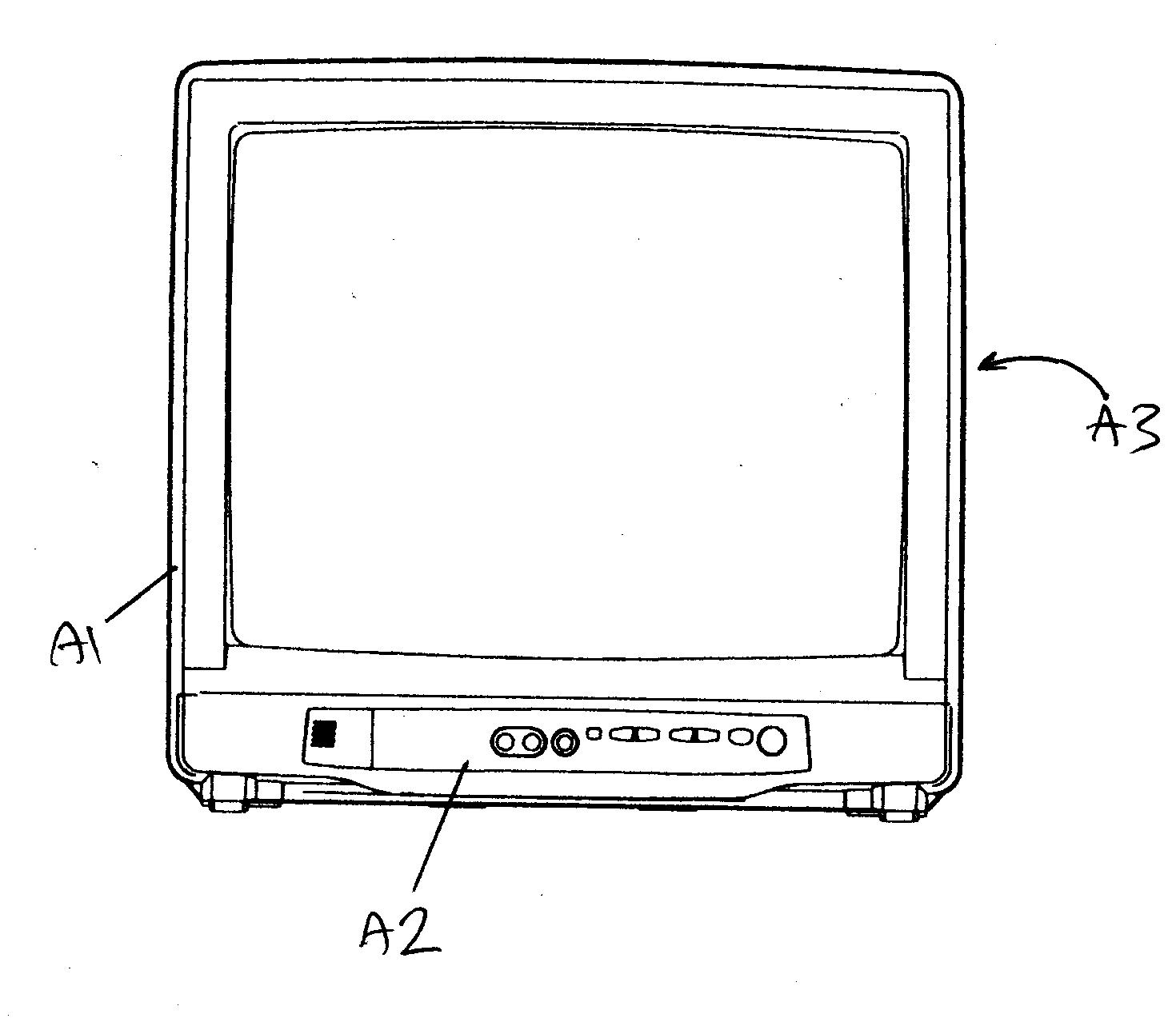 Sylvania 6413TE cabinet parts diagram