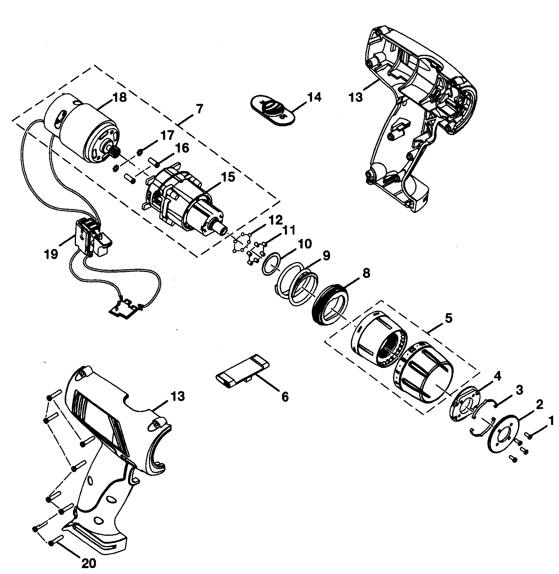 Craftsman 315270840 motor asy diagram