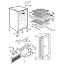 Kenmore Elite 79513483500 cabinet parts diagram