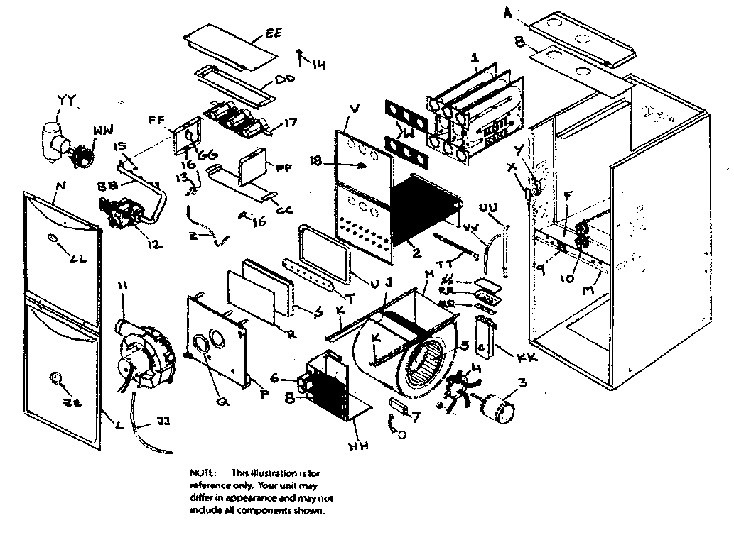 ICP C9MPD100J20C1 furnace diagram