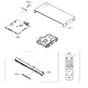 Samsung DVD-P241 cabinet parts diagram