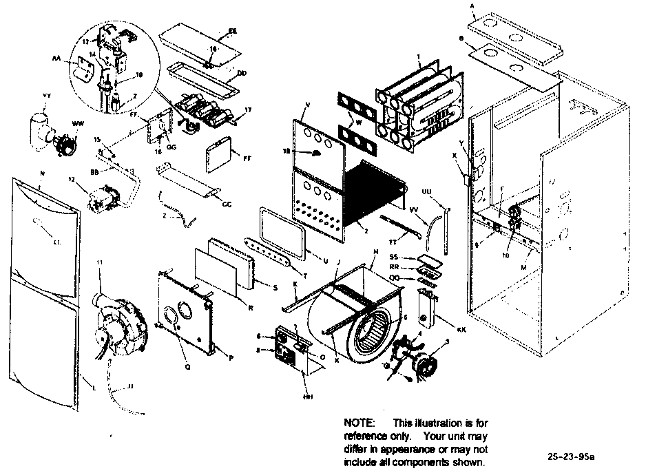 ICP C9MPD125L20B1 furnace diagram