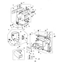 Kenmore 38515408500 cabinet parts diagram