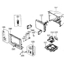Samsung TX-P3075WHX cabinet parts diagram