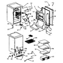Kenmore 56494443500 cabinet parts diagram