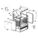 Bosch HGS432UC/01 outside cabinet parts diagram