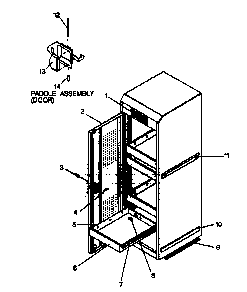 Craftsman 706619950 cabinet parts diagram
