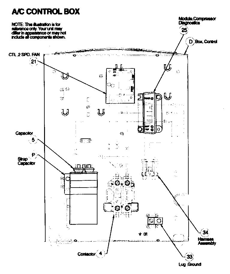 ICP H2A360GKA100 control box diagram
