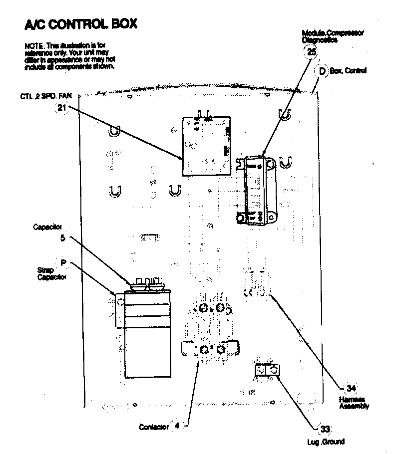 ICP C4A360GKA100 control box diagram