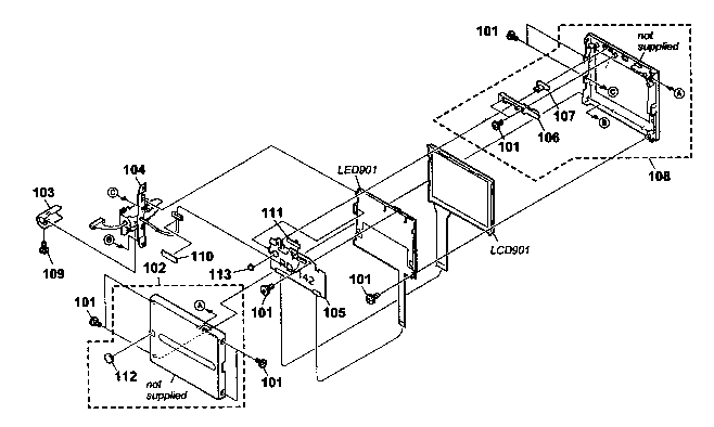 Sony DCR-IP5 cabinet parts r 2 diagram
