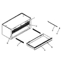 Craftsman 706623770 cabinet parts diagram