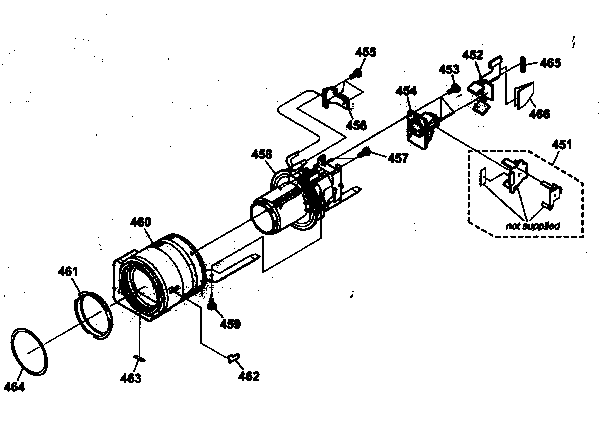 Sony DCR-VX2000 lens assy diagram