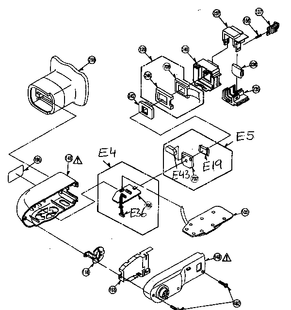 Panasonic PV-L757 evf assy pv-l757 diagram