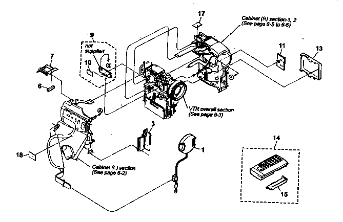 Sony DCR-PC120BT cabinet parts diagram