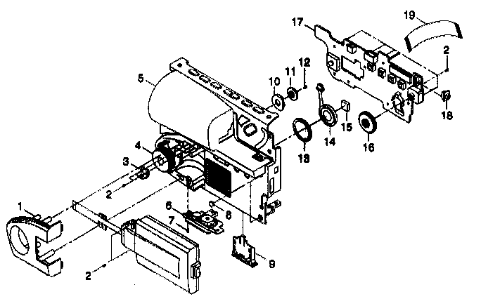 Canon ES8400V cabinet parts 3 diagram