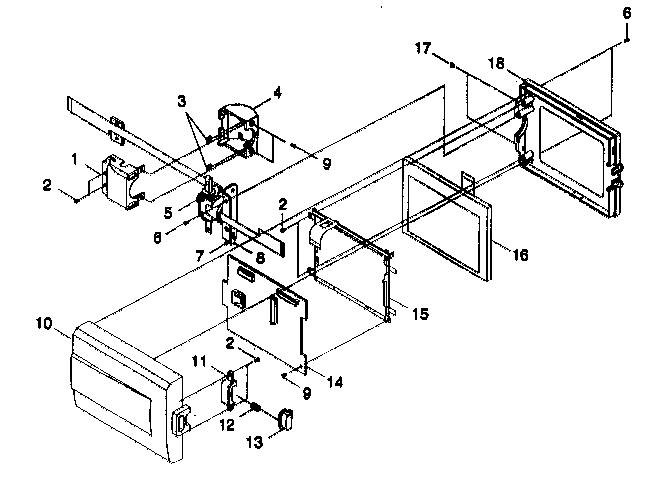 Canon ES8400V cabinet parts 4 diagram