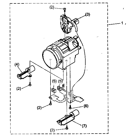 Canon ELURA40MCA lens assy diagram
