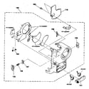 Sony CCD-TRV65 front panel assy diagram