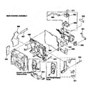 Sony CCD-TRV65 main board assy diagram