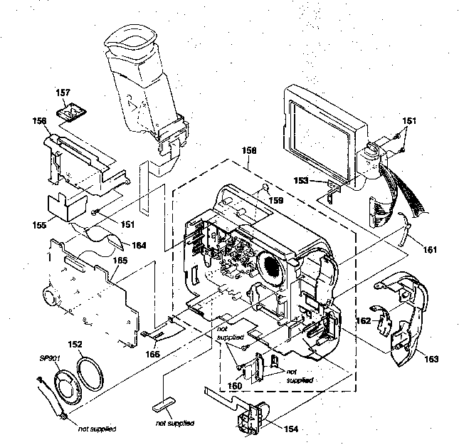 Sony CCD-TRV85 cabinet r diagram