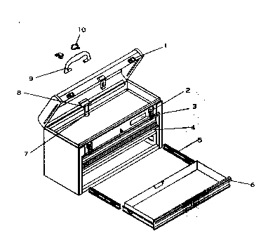 Craftsman 706619000 chest diagram