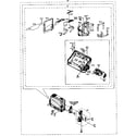 JVC GR-DF430US cabinet parts 3 diagram
