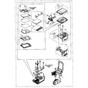 JVC GR-DF430US cabinet parts 4 diagram