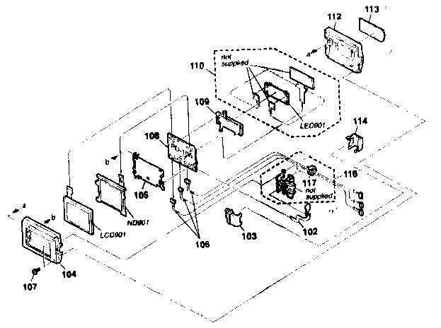 Sony CCD-TRV63 lcd block diagram