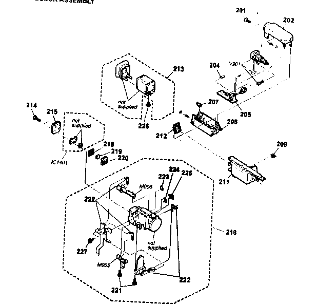 Sony CCD-TRV63 evf block diagram